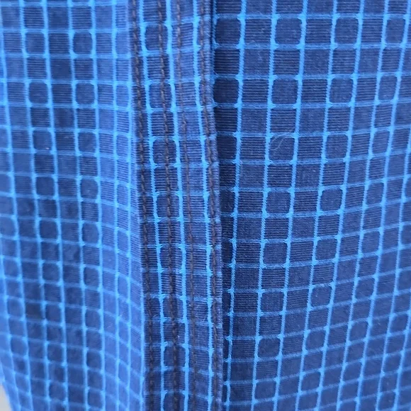 Blue Check PM381 BLUE DEPT. 76 Button-down Shirt (XL) - Picture 8 of 16